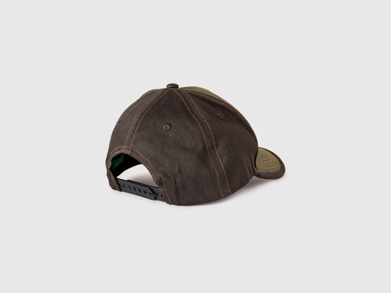 Denim baseball cap with slogan - ucb_image_BS