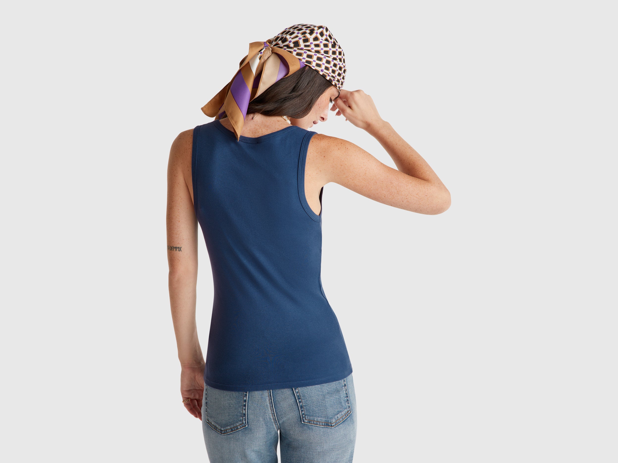 Top azul força aérea em algodão puro - ucb_image_B