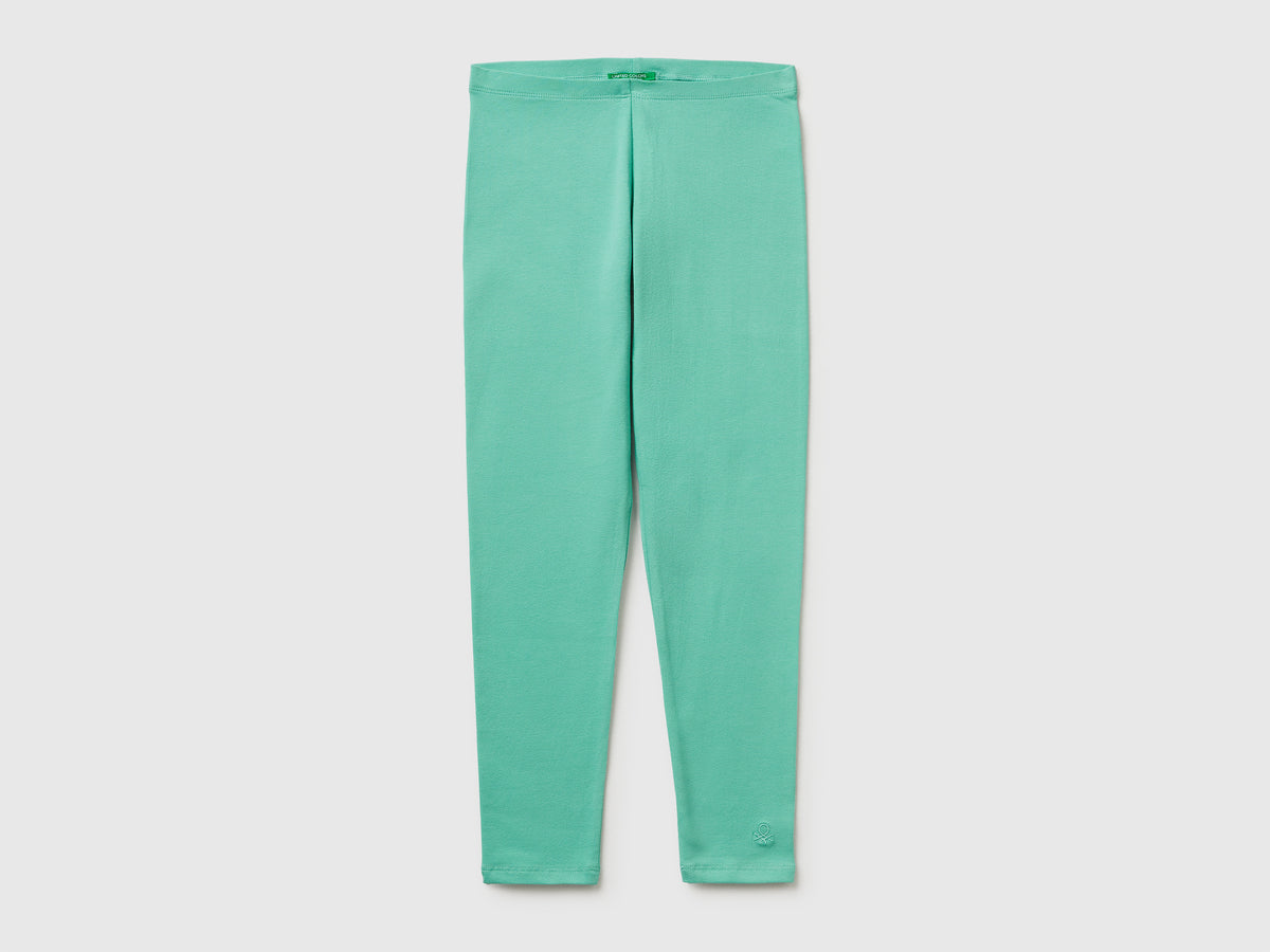 Leggings in stretch cotton with logo - ucb_image_FS