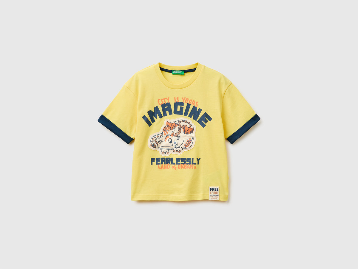 Organic cotton T-shirt with print - ucb_image_FS