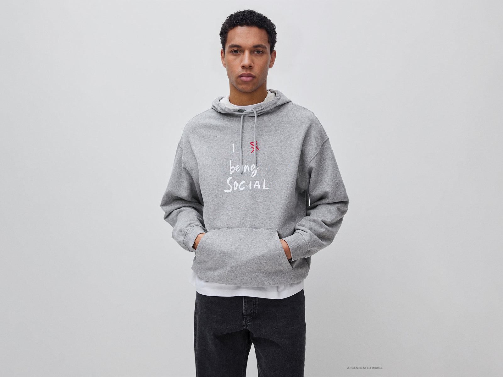 Sweat com fecho de correr e estampa slogan - ucb_image_F