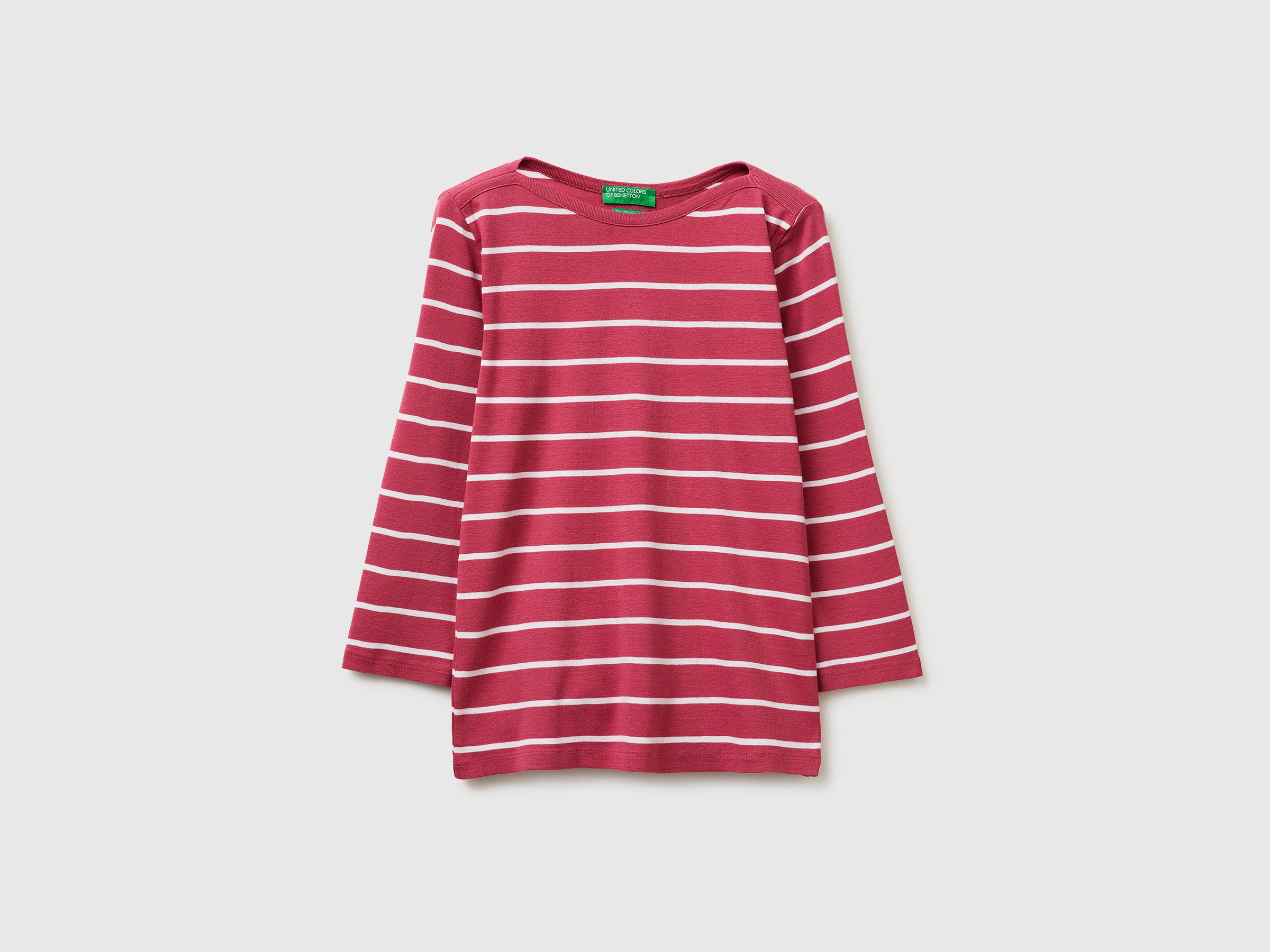 Striped t-shirt with boat neck - ucb_image_FS
