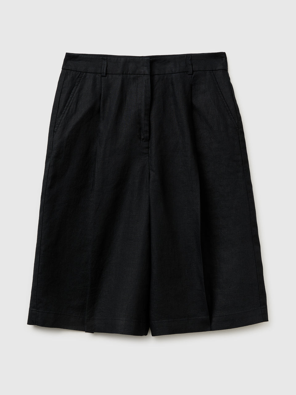 100% linen Bermuda shorts - ucb_image_FS