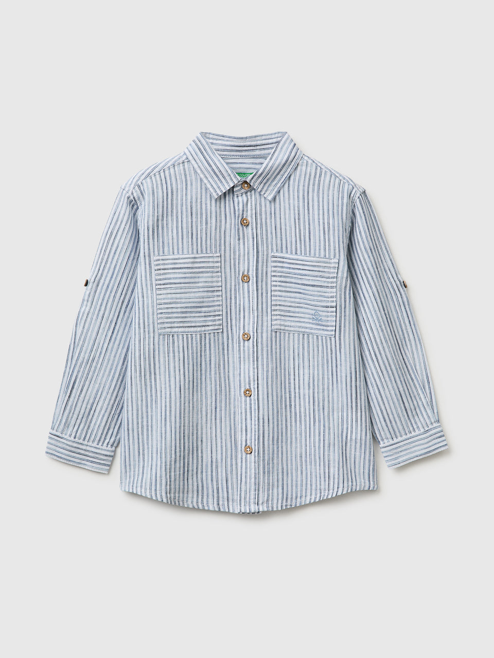 Striped linen blend shirt - ucb_image_FS