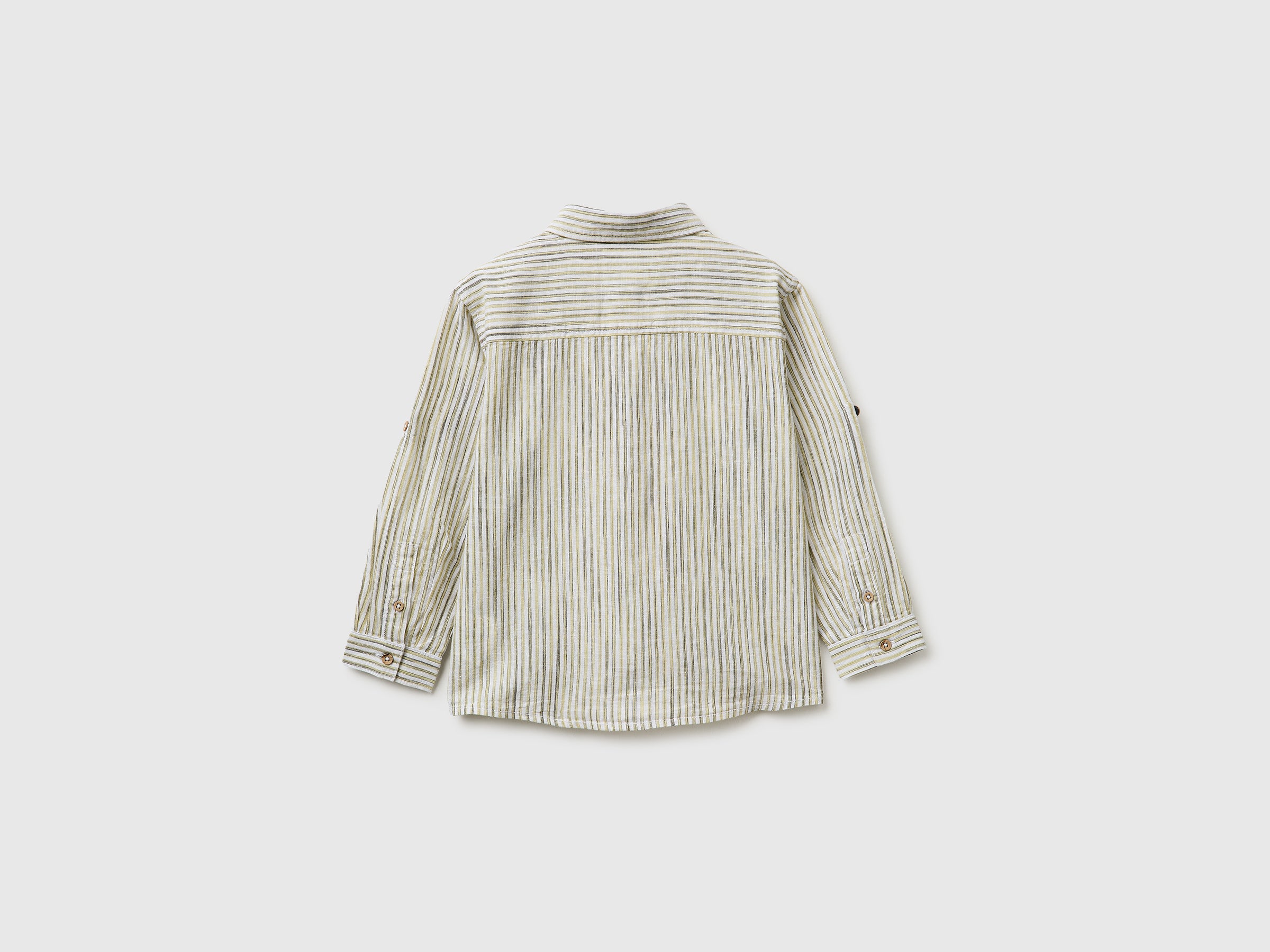 Striped linen blend shirt - ucb_image_BS