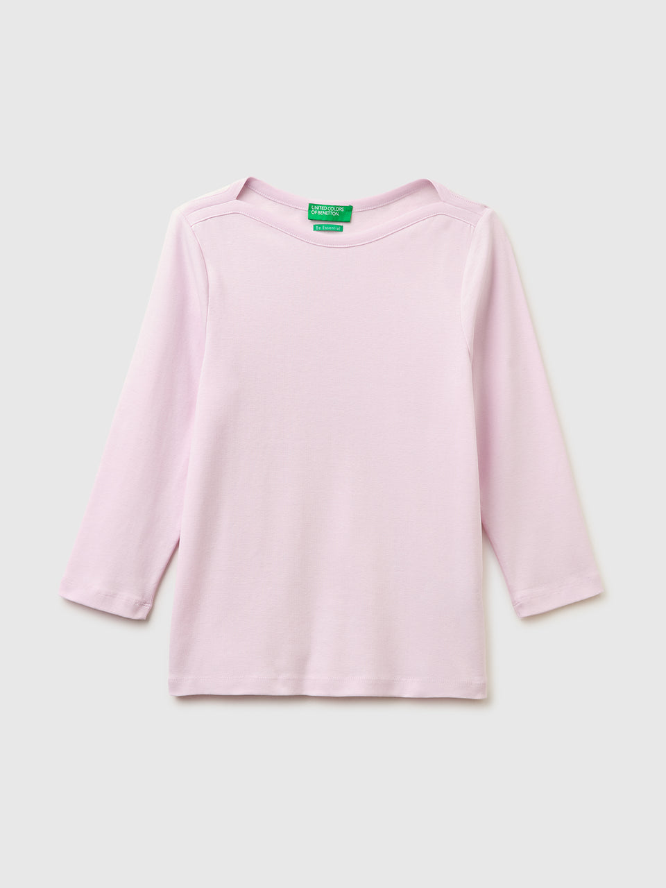 Slim fit t-shirt with boat neck - ucb_image_FS
