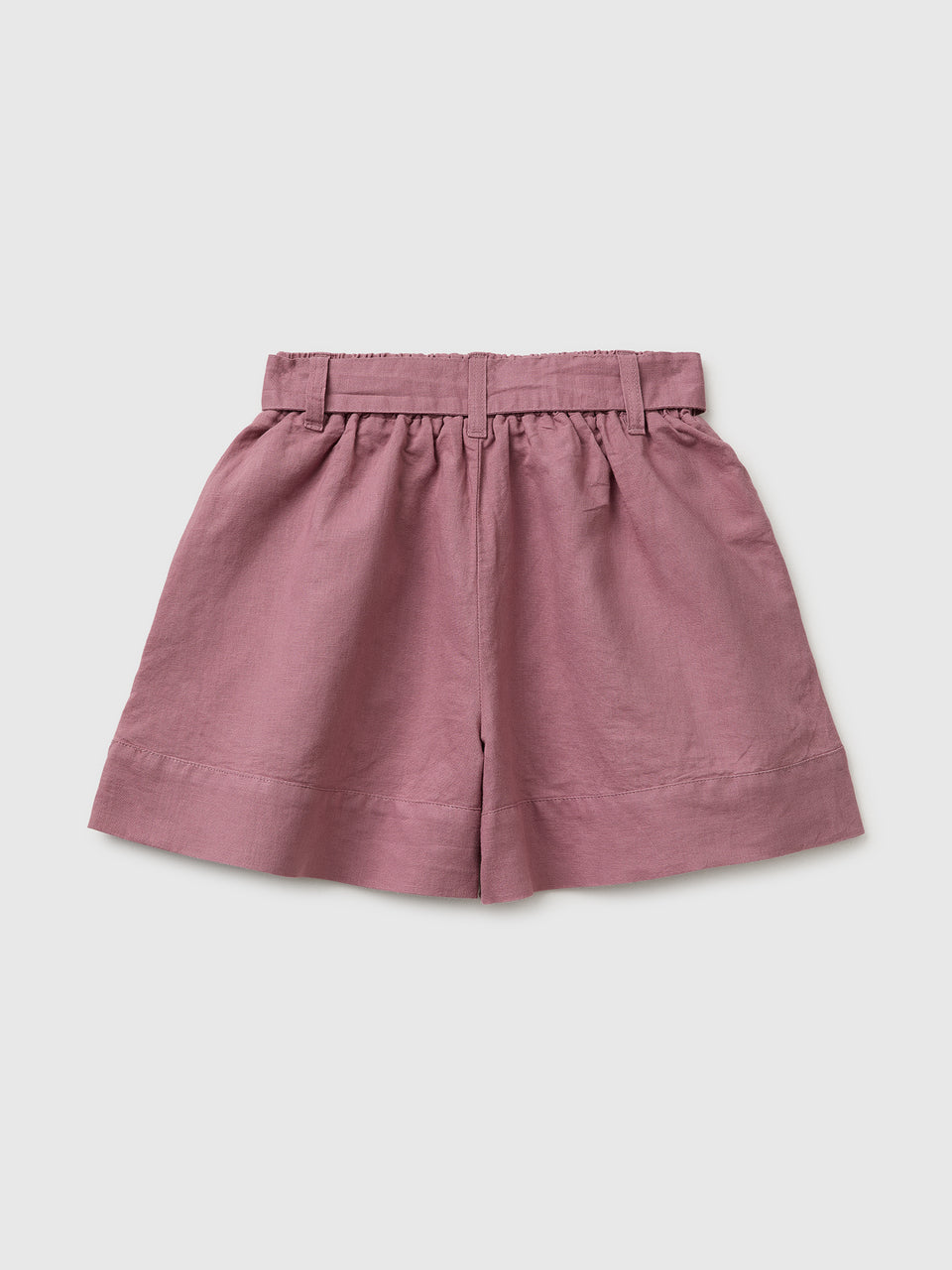 Linen blend shorts with sash - ucb_image_BS