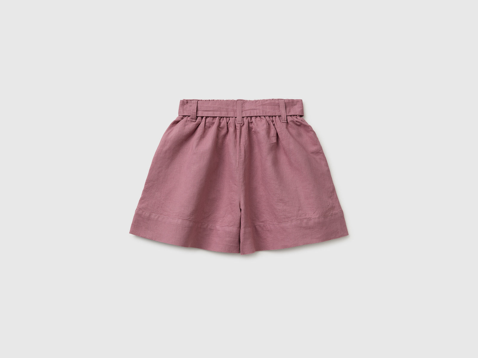 Linen blend shorts with sash - ucb_image_BS