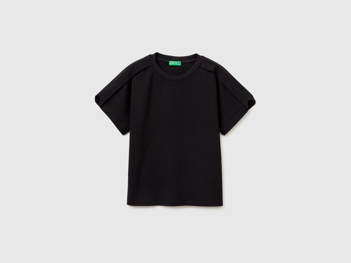 T-shirt with pleat on the shoulders - ucb_image_FS