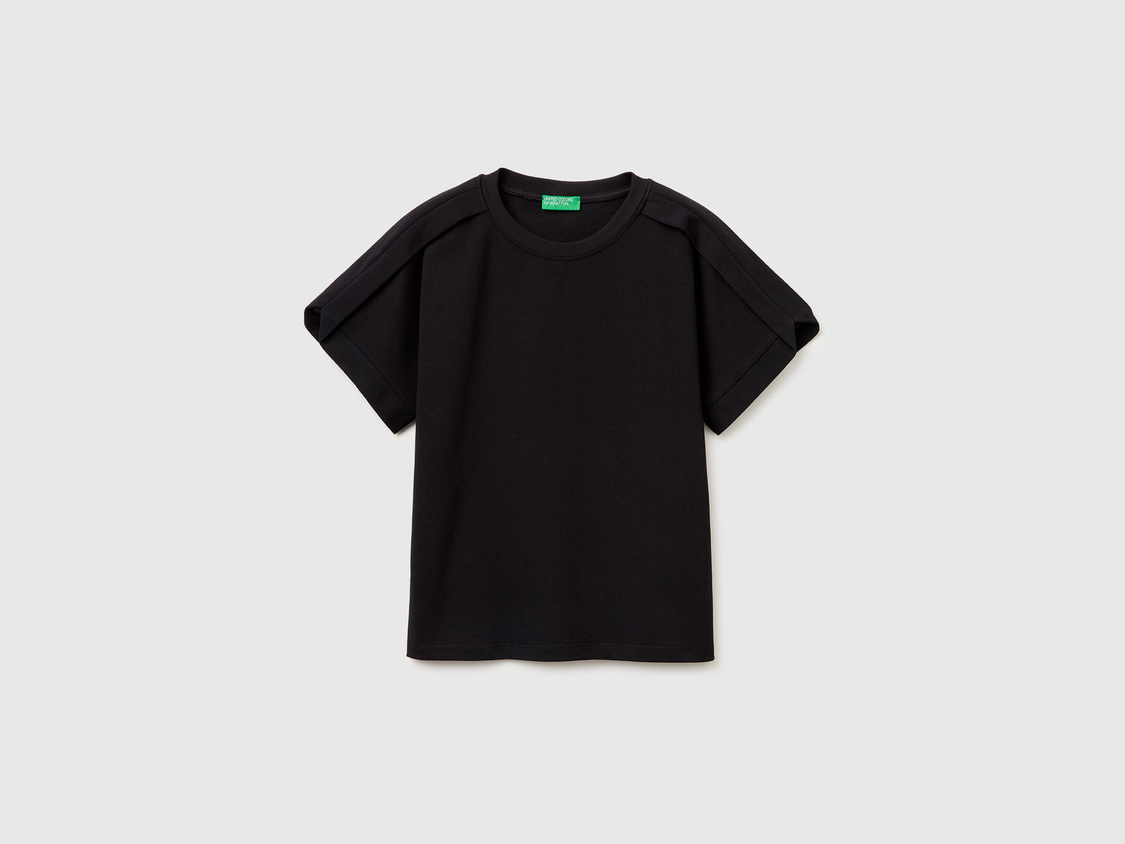 T-shirt with pleat on the shoulders - ucb_image_FS