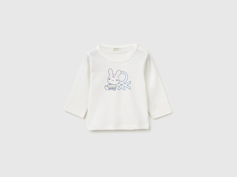T-shirt in organic cotton with print - ucb_image_FS