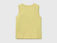 Organic cotton tank top with logo print - ucb_image_BS