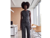 Colete de gola redonda com botões - ucb_image_F