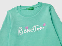 T-shirt com logótipo glitter em algodão orgânico - ucb_image_DS1