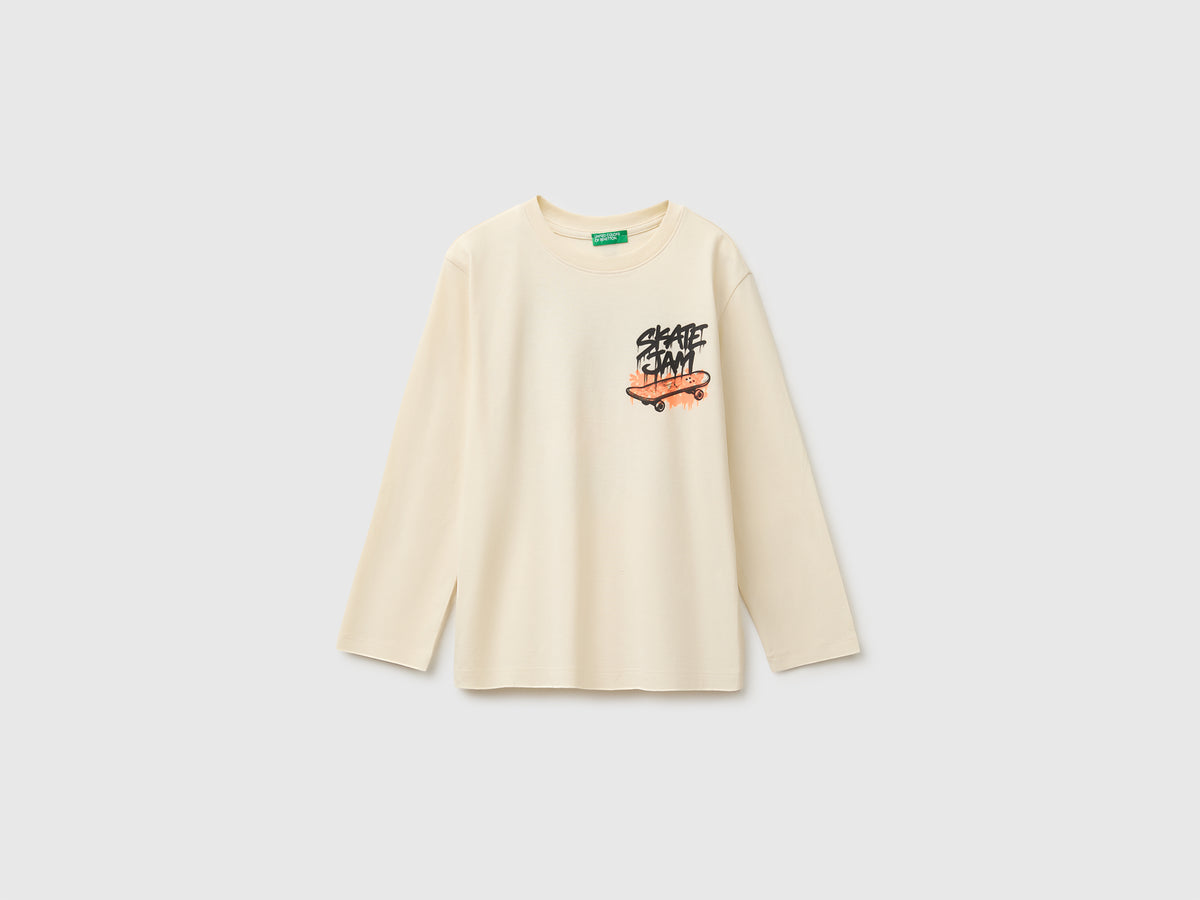 T-shirt com estampa 100% algodão orgânico - ucb_image_FS