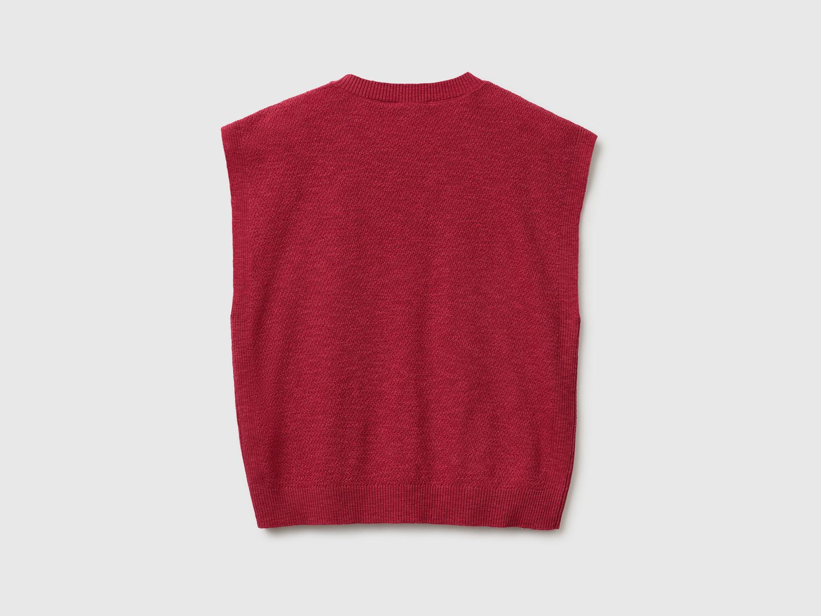 Sleeveless linen blend sweater - ucb_image_BS