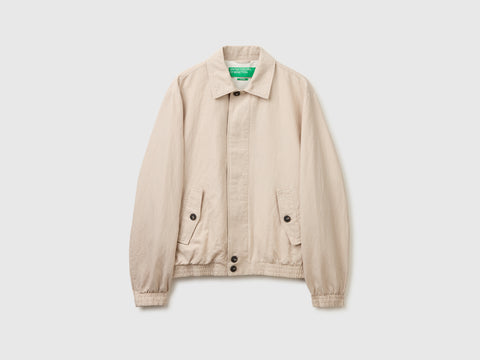 Yarn-dyed linen blend jacket - ucb_image_FS
