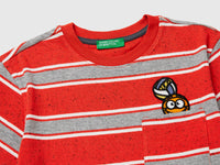 Striped T-shirt with patch - ucb_image_DS1