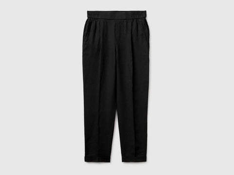 100% linen cigarette trousers - ucb_image_FS