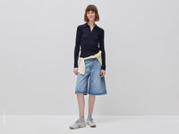 Camisola canelada com gola polo - ucb_image_FY
