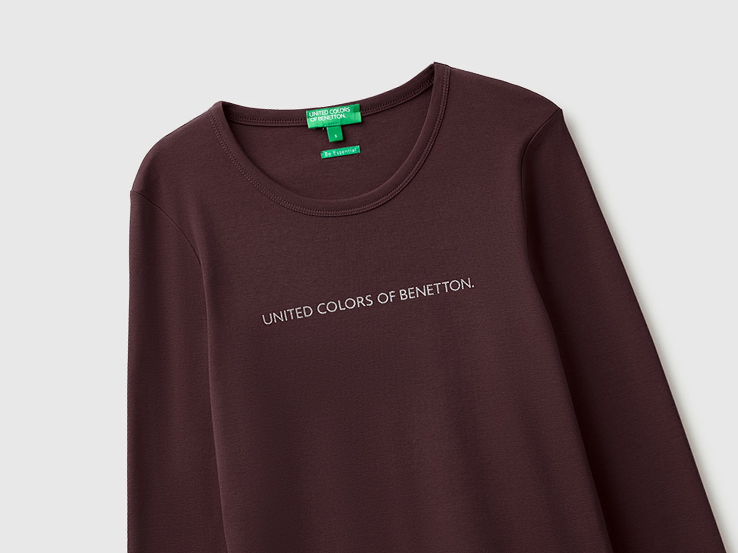 T-shirt de manga comprida com logótipo glitter - ucb_image_FY