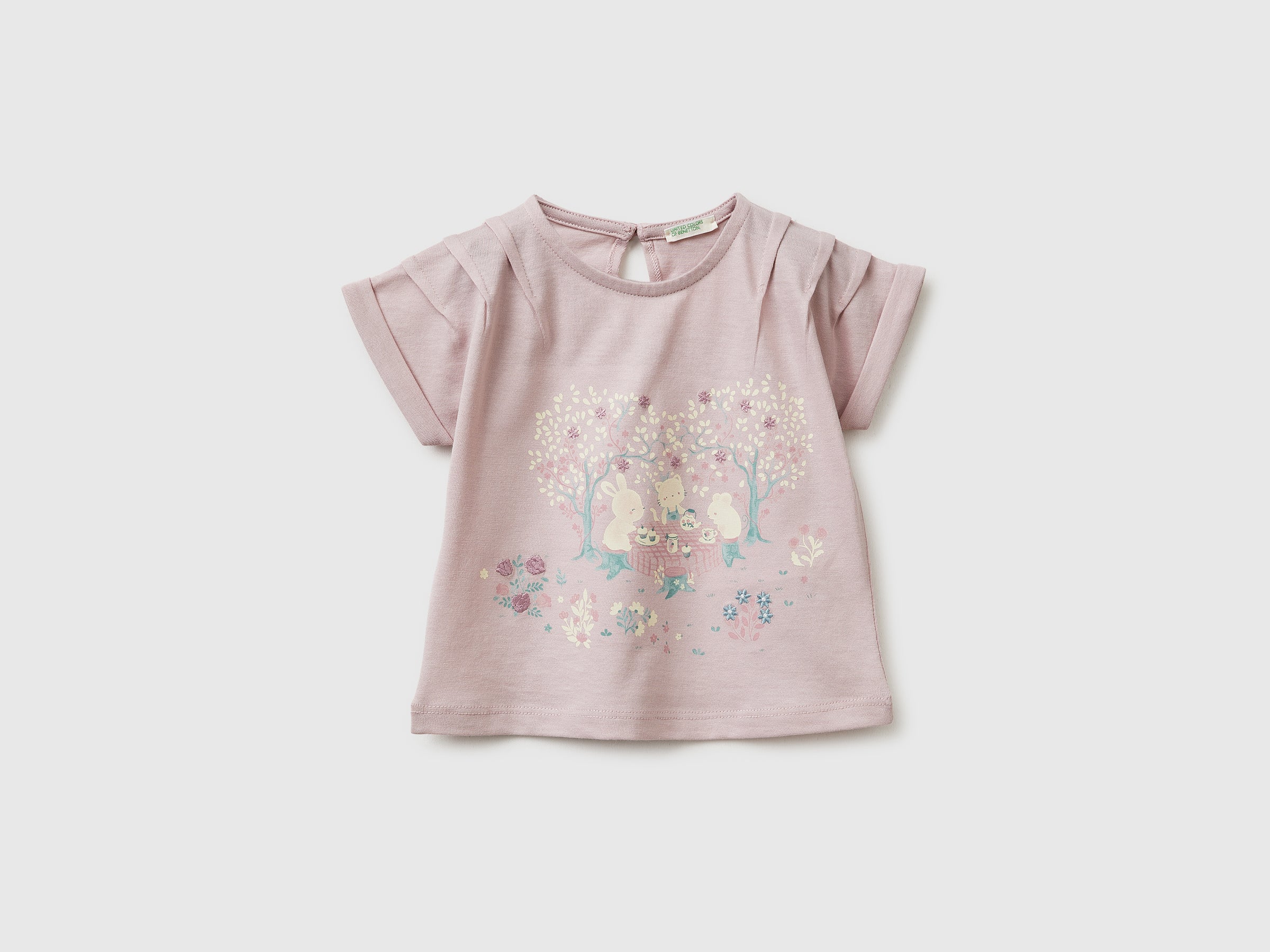 T-shirt with print and embroidery - ucb_image_FS