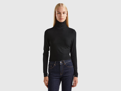T-shirt com gola alta - ucb_image_F