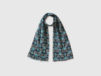 Patterned linen blend scarf - ucb_image_FS