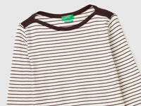 Striped t-shirt with boat neck - ucb_image_DS1
