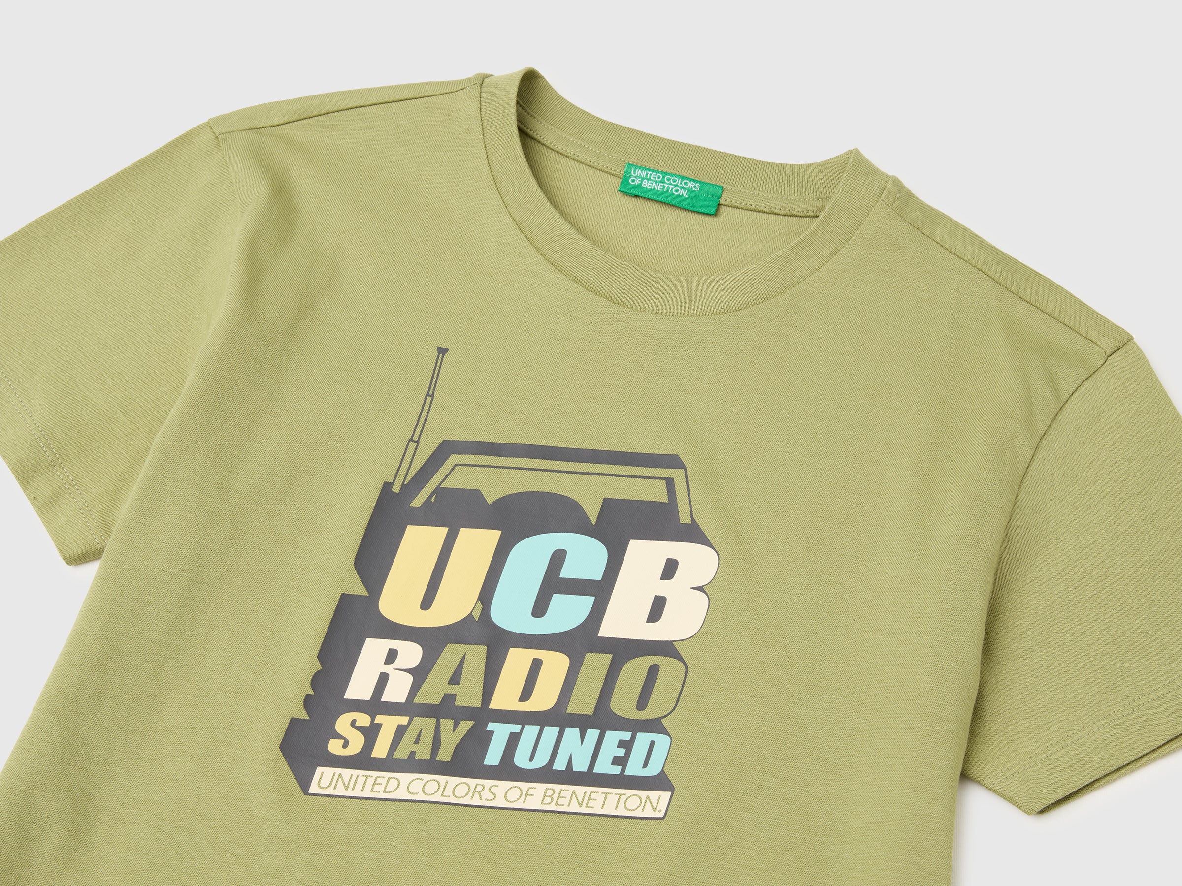 Organic cotton T-shirt with logo print - ucb_image_DS1