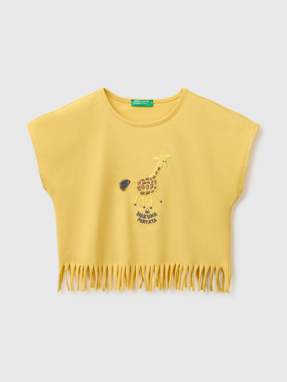 T-shirt with fringes and embroidery - ucb_image_FS