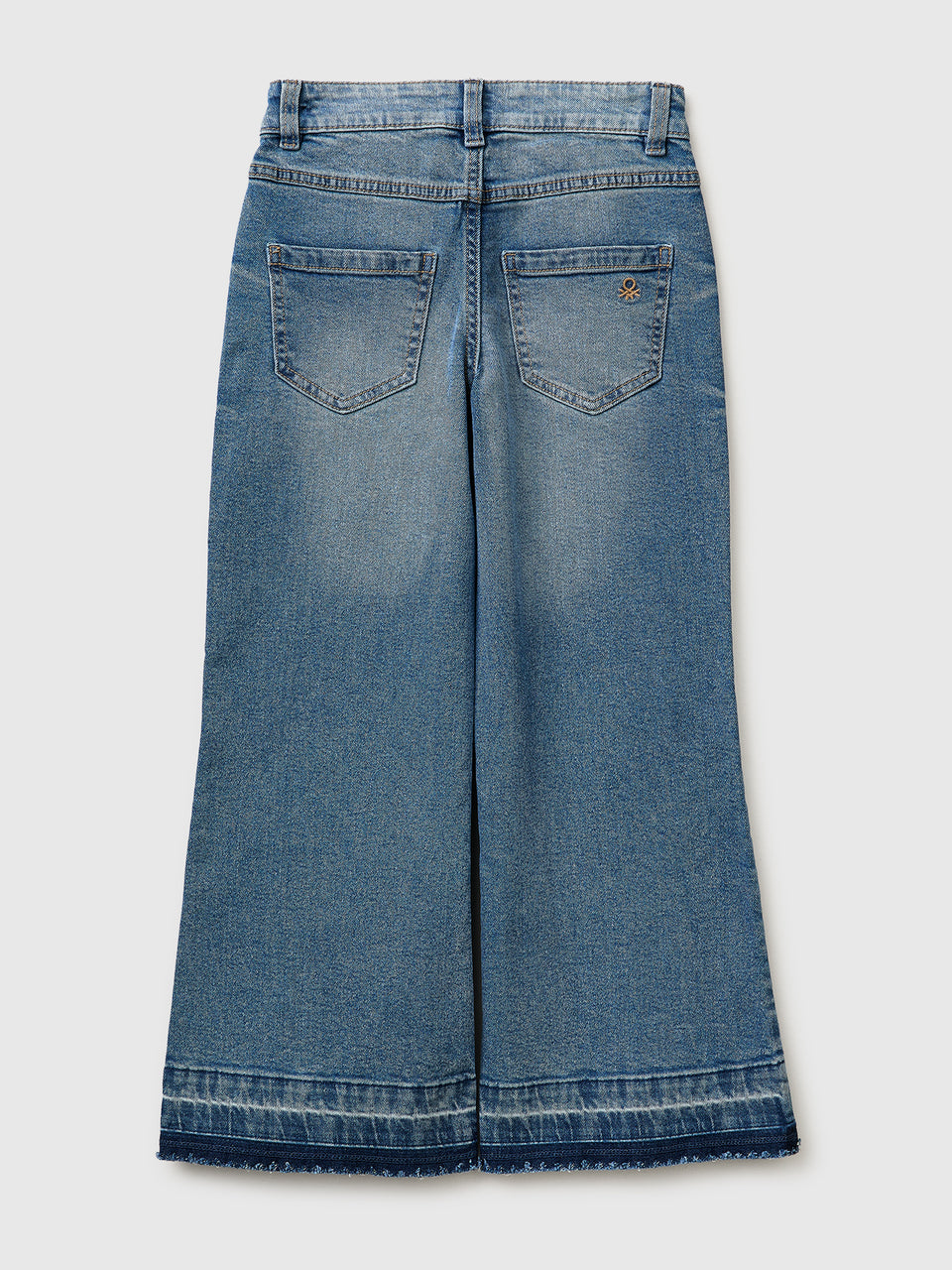 Flare fit jeans with gingham scarf - ucb_image_BS