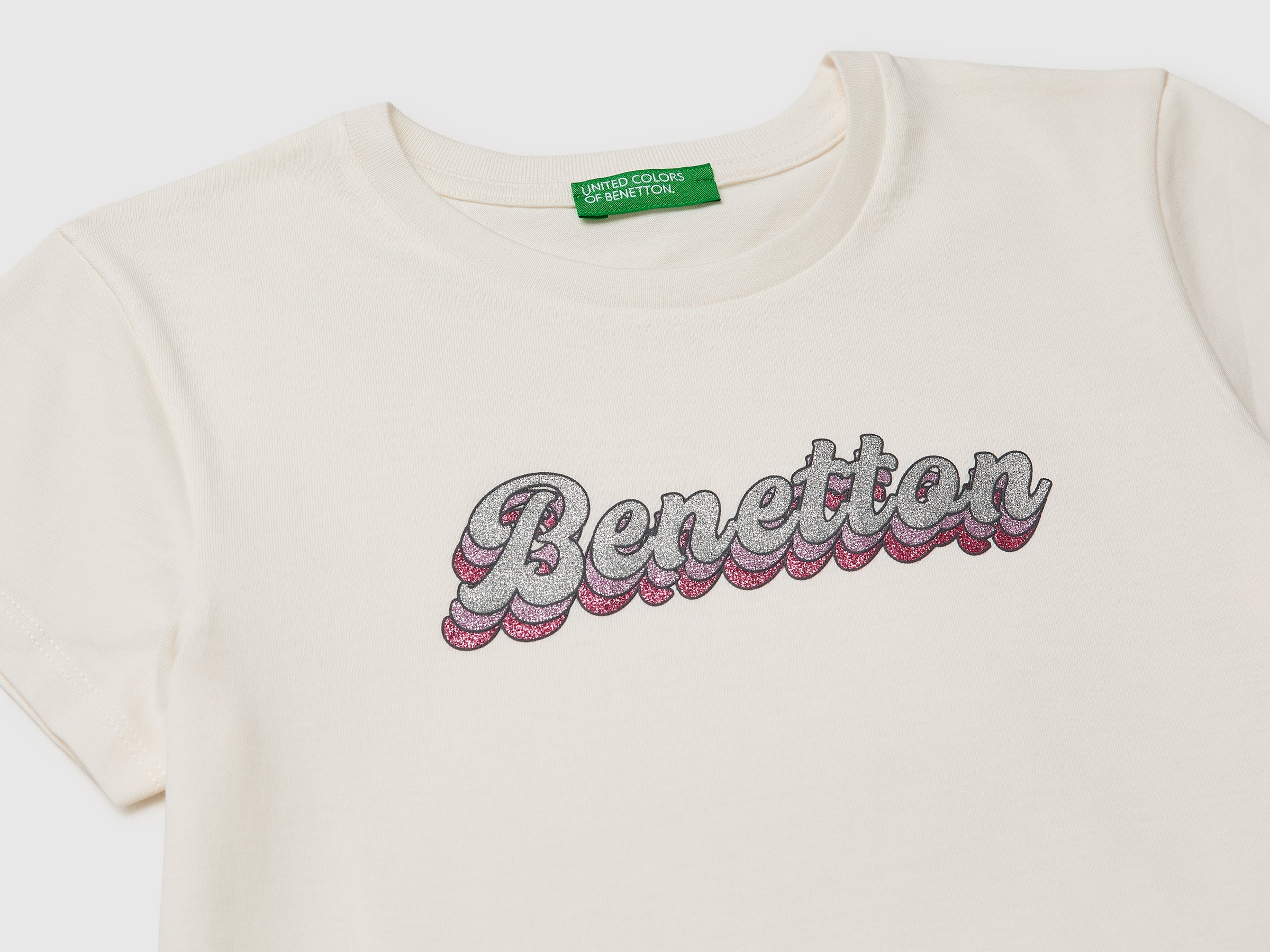 T-shirt with glitter print - ucb_image_DS1