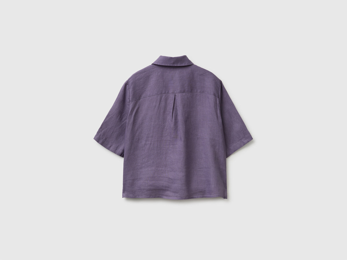Camisa curta em puro linho - ucb_image_BS
