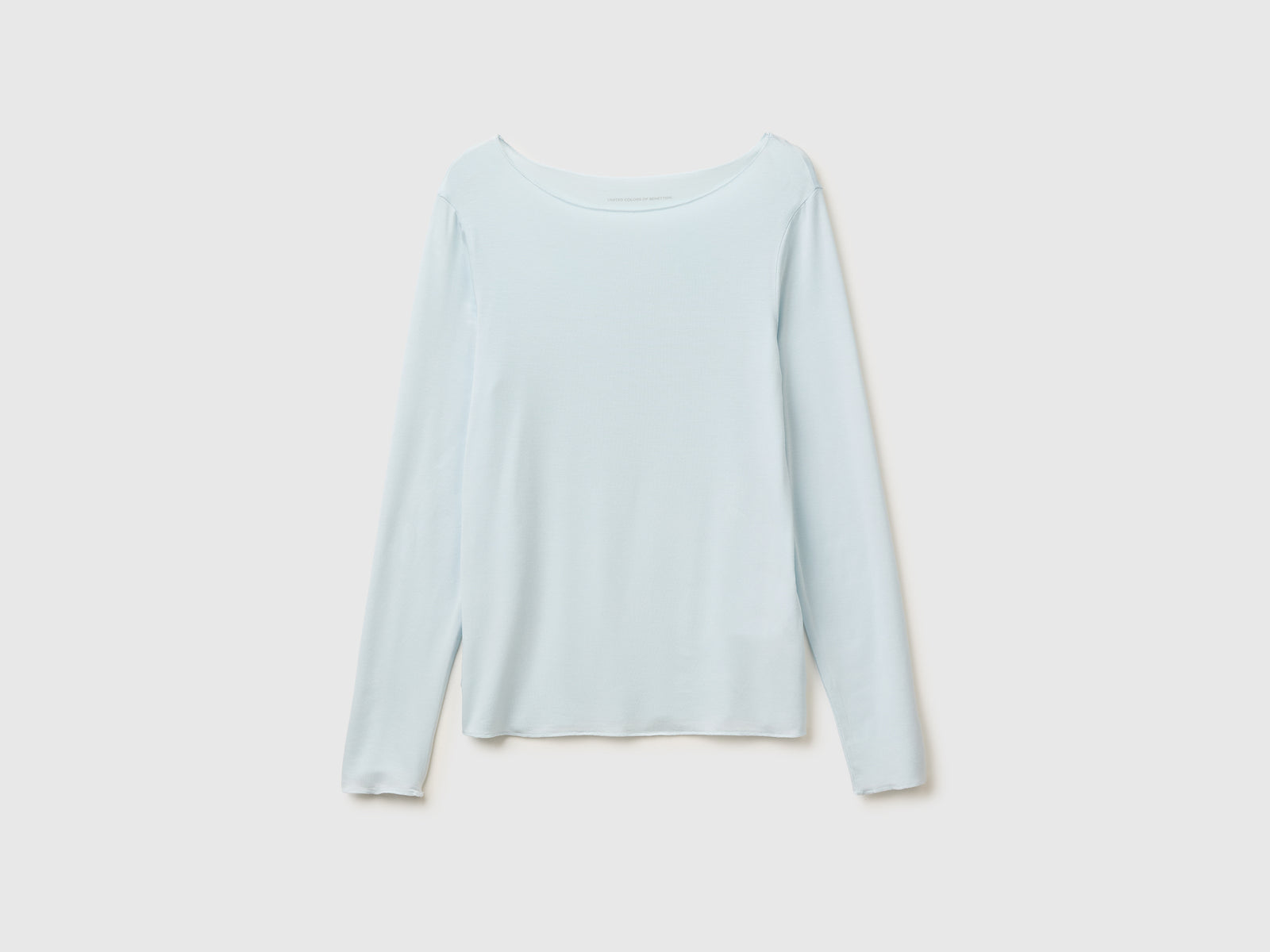 T-shirt para usar por baixo do casaco em seda mista - ucb_image_FS
