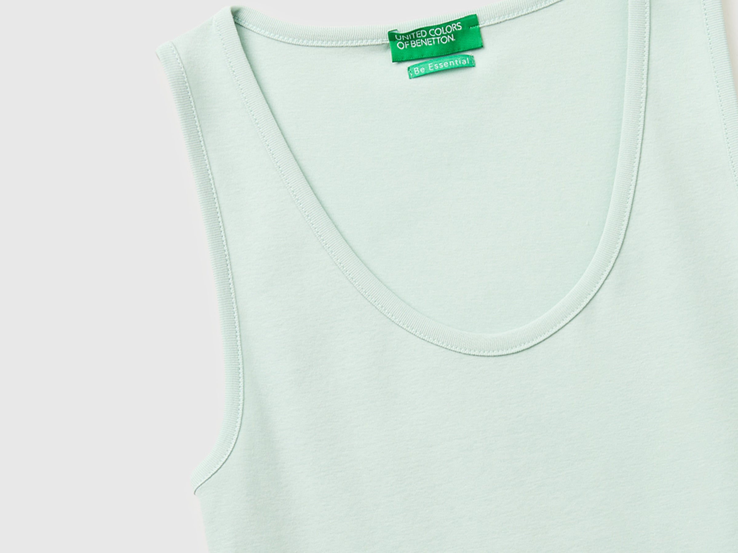 Slim fit ribbed tank top - ucb_image_DS1