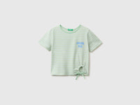 T-shirt às riscas com texto - ucb_image_FS