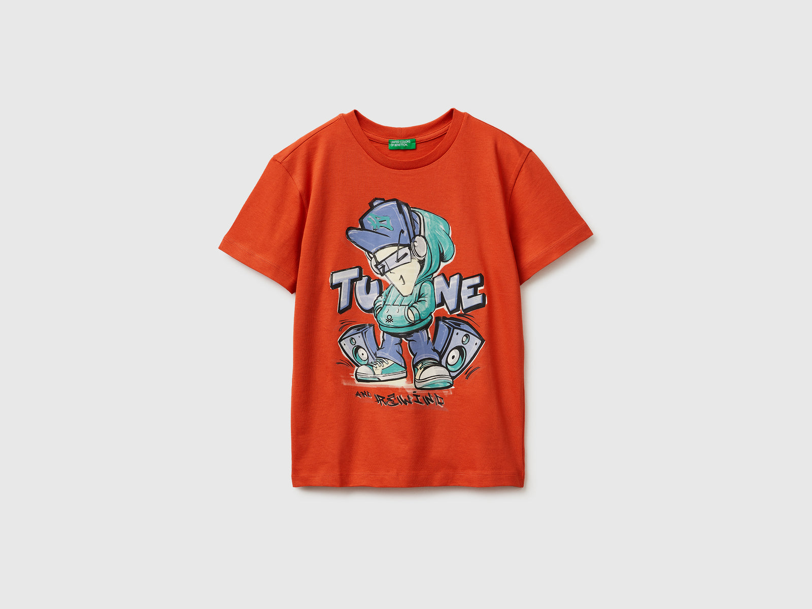 Organic cotton printed T-shirt - ucb_image_FS