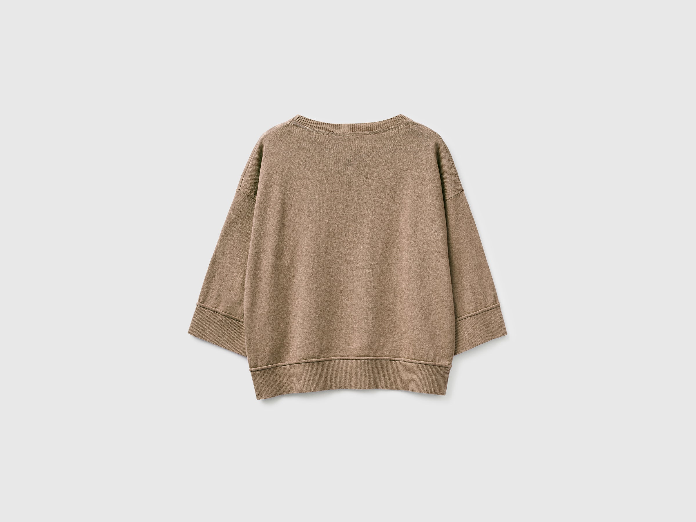 Crew neck sweater in cotton and wool - ucb_image_BS