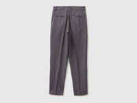 Straight chinos in pure linen - ucb_image_BS