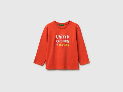T-shirt in organic cotton with logo print - ucb_image_FS