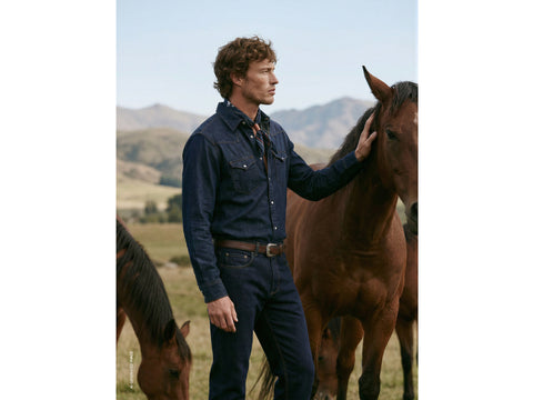 Camisa western de jeans escuro - ucb_image_F