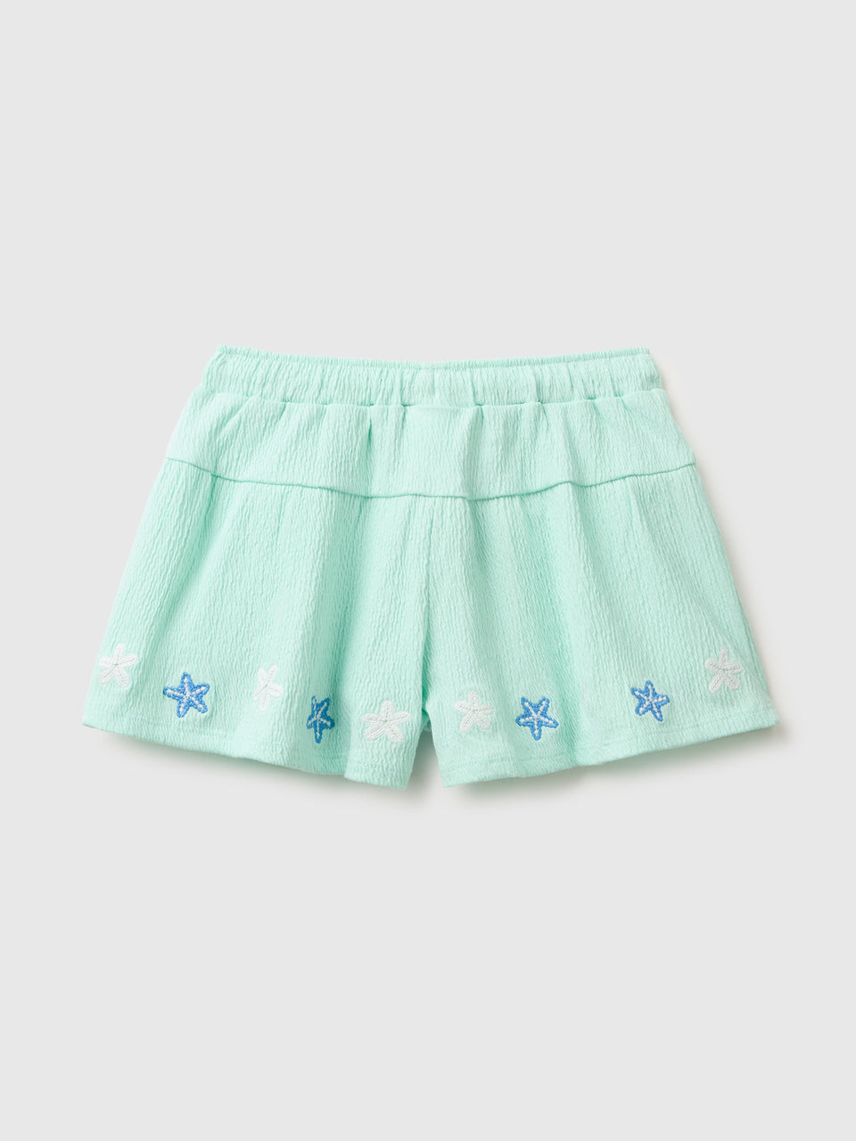 Flared shorts with embroidery - ucb_image_BS