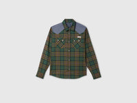 Camisa western em flanela aos quadrados - ucb_image_FS
