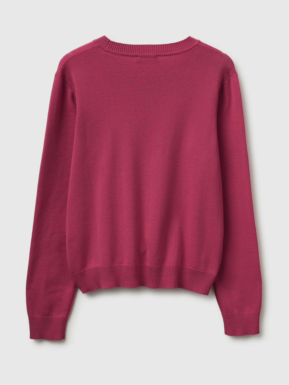 Plum sweater in cotton tricot - ucb_image_BS