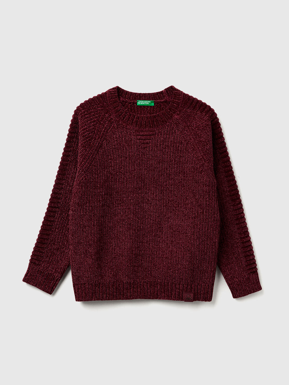 T-shirt de gola redonda em chenille - ucb_image_FS