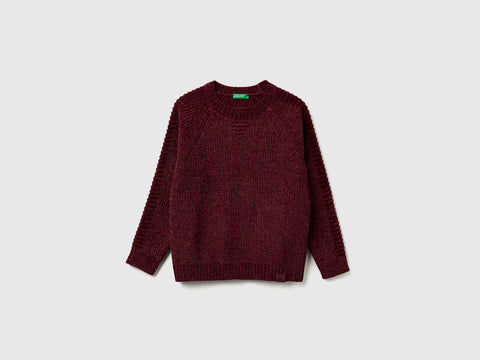 T-shirt de gola redonda em chenille - ucb_image_FS