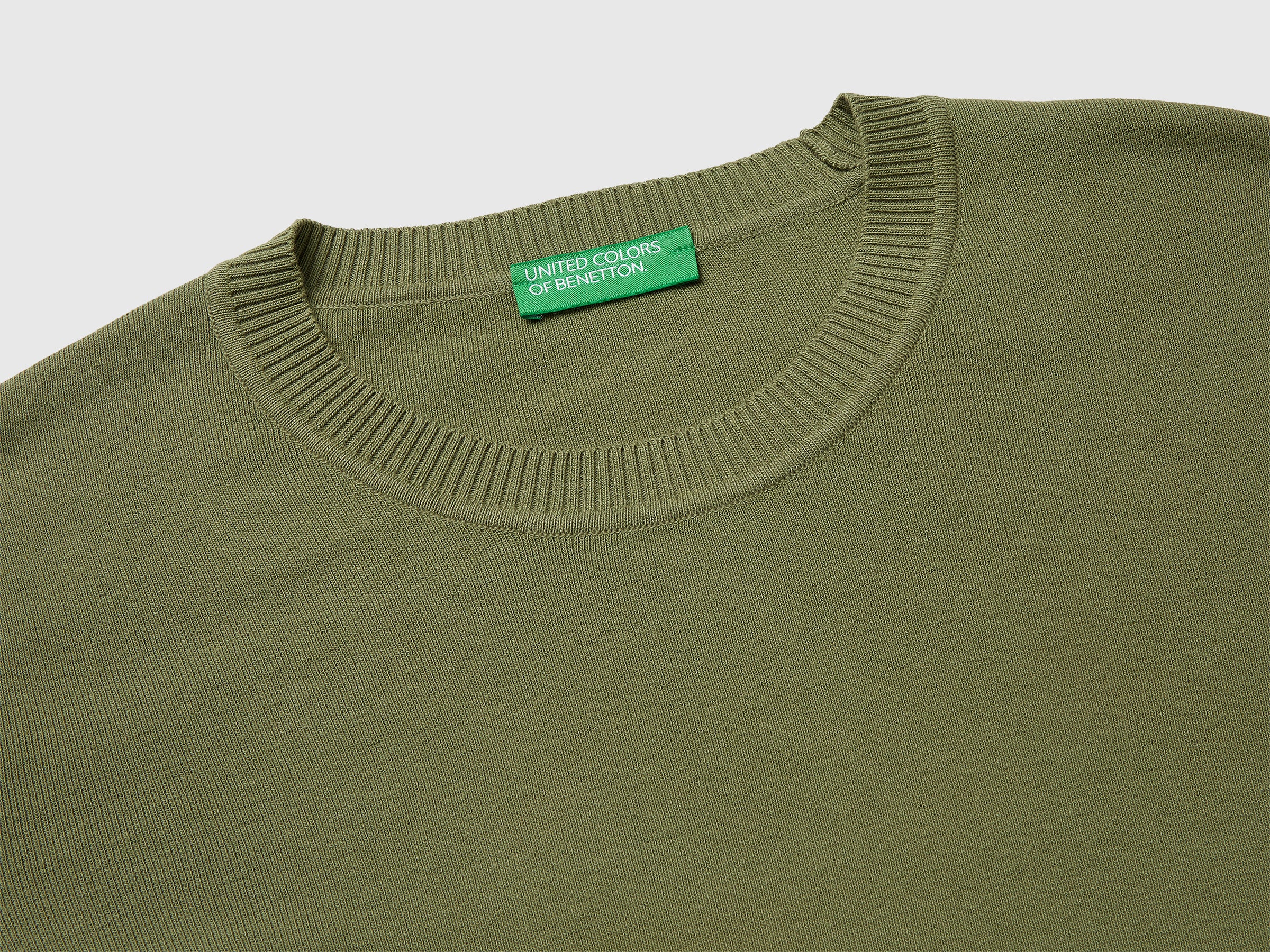 Camisola verde-oliva em algodão tricot - ucb_image_DS1
