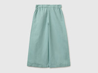 Linen blend trousers with sash - ucb_image_BS