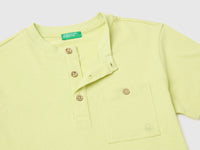 Linen blend henley T-shirt - ucb_image_DS1